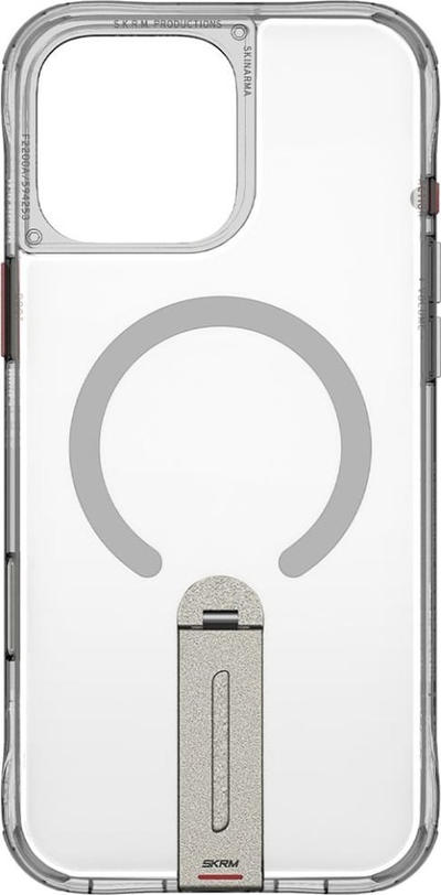 Куќиште за телефон Skinarma Helix за iPhone 16 Pro Max, магнетно MagSafe, заштита 360°, титаниум