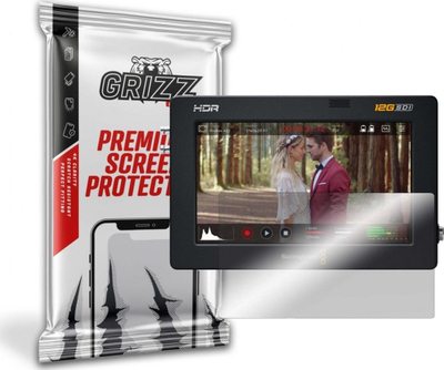 Xham mbrojtës GrizzGlass Hybrid, për Blackmagic Video Assist 5", i tejdukshëm
