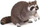 Figurë lodër PAPO Wild Animal Kingdom Raccoon, plastikë, shumëngjyrëshe