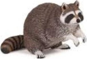 Figurë lodër PAPO Wild Animal Kingdom Raccoon, plastikë, shumëngjyrëshe