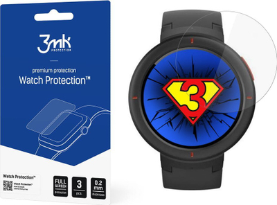 Mbrojtëse ekrani për orë 3MK Watch Protection, set me 3 copë, 0.2mm, transparente