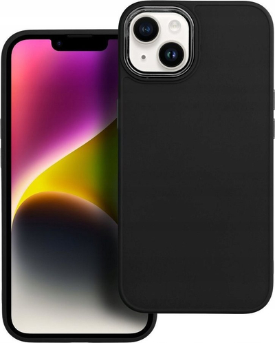 Kuti telefoni Frame për Xiaomi Poco M6 Pro 4G, TPU, me cepa të forcuar, e zezë