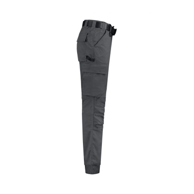 Pantallona pune Malfini Work Pants Twill Cordura Stretch, elastike, me plot xhepa, gri e errët