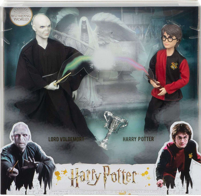 Set kukulla Mattel Harry Potter GNR38, Harry dhe Voldemort, me kupa turneu