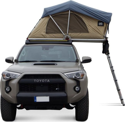 Çadër çatie turistike Offlander Roof Tent Soft, për 2 persona, me shkallë teleskopike, bezhë