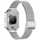 Smartwatch për goca Gravity GT44-4, ekran 1.75", IP68, argjend me rrip të bardhë