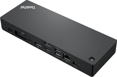 Dok universal Lenovo ThinkPad Universal, USB C, shumë porta, i zi
