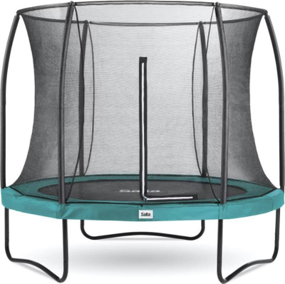 Trampolinë kopshti Salta Comfort Edition 213 cm, rrjetë sigurie, ngjyrë jeshile