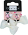 Llastikë flokësh për kalama Glamour, me fjongo, ngjyrë krem