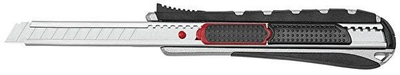 Секач WEDO Cutter 2 во 1, сечило 9 mm, ергономски, црно црвен