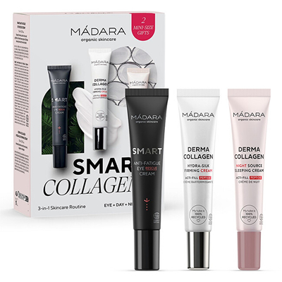 Set MÁDARA Smart Collagen, krem për lëkurën rreth syve 3 x 15 ml
