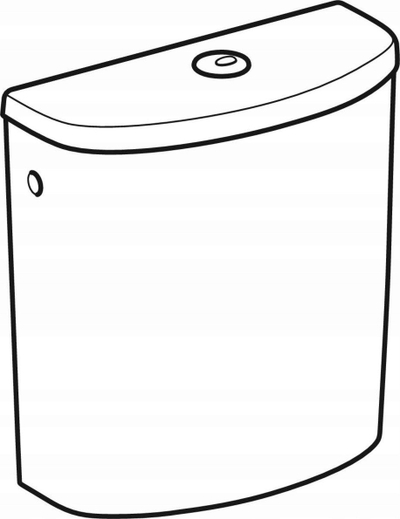 Mekanizëm shpëlarës Geberit Selnova 500.269.01.1, 3/6L, për WC, i bardhë