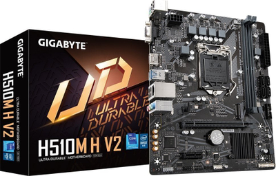 Pllakë amë Gigabyte H510M H V2, Intel H470, Socket 1200, 2 slota, Micro ATX