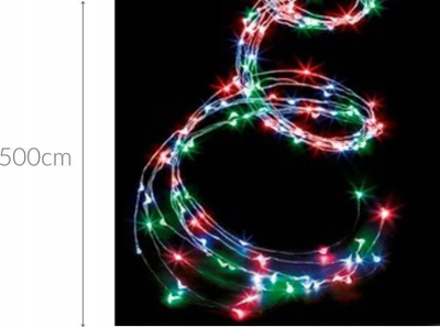 Drita kaskadë Feeric Lights Cascade Light Outdoor, 2m, 400 LED, shumëngjyrëshe