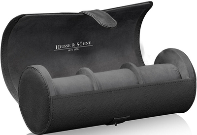 Kuti për vendosjen e orëve Heisse & Söhne Case Rondo 3 Black 70019/95, e zezë