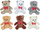 Arush pelushi Sun-Day Teddy Bear, 14cm, me fjongo, shumëngjyrësh