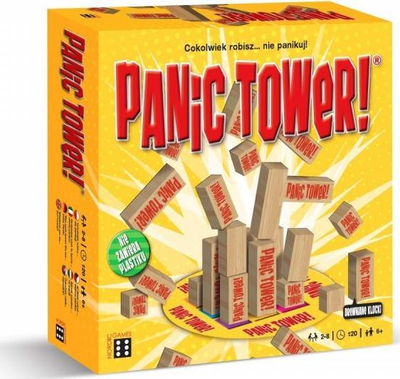 Lojë tavoline Zoch Dante Panic Tower, familjare, për 2 8 lojtarë, shumëngjyrëshe
