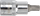 Bit çelësi Neo 1/2'' Torx T20, 55mm, ngjyrë argjendi