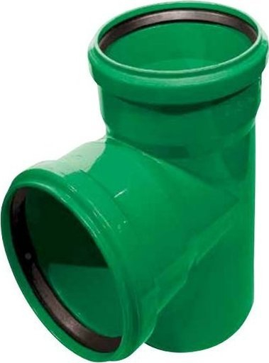Tub kanalizimi KG 2000 Branch DN200, degëzim 45°, polipropilen, jeshil