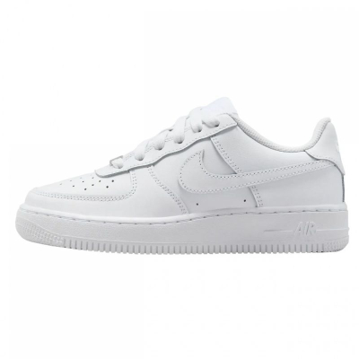 Atlete për kalamoj Nike Air Force 1, lëkurë, taban Nike Air, të bardha
