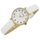 Orë dore për kalamaj Paul Lorens PL14641A-3C2-2, quartz, ciferblat 26mm, rrip i bardhë