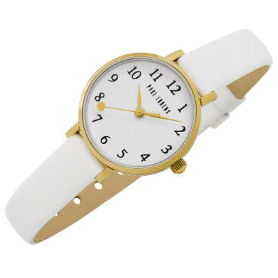 Orë dore për kalamaj Paul Lorens PL14641A-3C2-2, quartz, ciferblat 26mm, rrip i bardhë