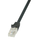 Kabllo LogiLink, 5m, Econline, Cat.5e, U/UTP, e zezë