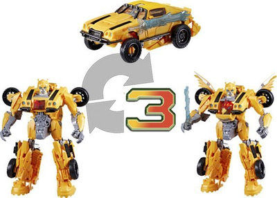Lodër figurë aksioni Transformers Bumblebee Beast-Mode, 25 cm, që shndërrohet, e verdhë