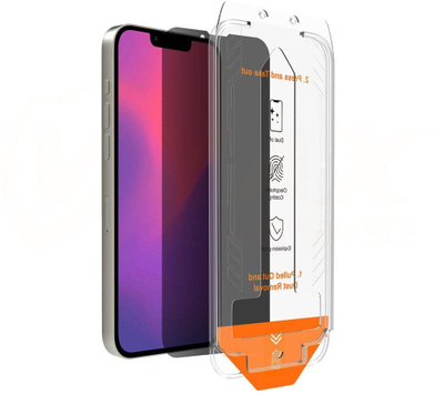 Set xhamash mbrojtës privatësie 4smarts Second Glass, 10 copë, me aplikator kundër pluhurit, për iPhone 16e, 14, 13 dhe 13 Pro