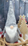 Dekor Krishtlindjesh Saska Garden Christmas, xhuxh 45 cm, gri