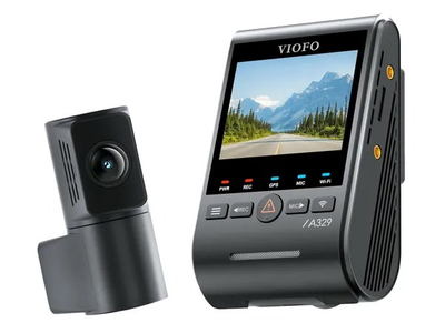 Kamerë makine Viofo A329 2CH, 4K 60FPS, WiFi GPS, e zezë