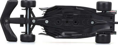 Model makine Bburago F1 BWT Alpine A523, 1:43, me helmetë, blu rozë