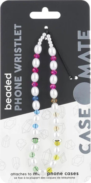 Varëse dore telefoni Case-Mate Jelly Bean Pearl, me rruaza, shumëngjyrëshe