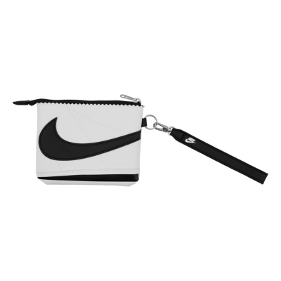 Portofol Nike Icon Cortez Wristlet, me rrip dore, bardh e zi