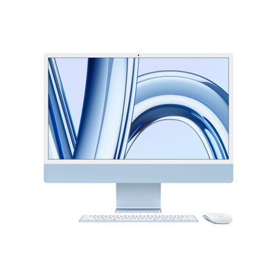 Apple iMac 24", M3 8-core, 8GB, 256GB, 8-core GPU, Blue