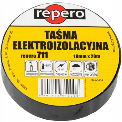 Shirit izolues Repero 711E, 15 mm x 10 m, i zi
