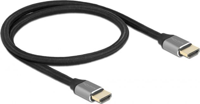 Kabllo HDMI DeLOCK 83994, 0.5m, Ultra High Speed 48Gbps, gri e errët