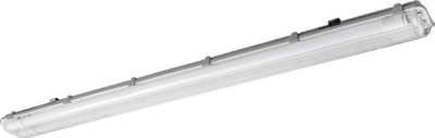 Херметички светлосен корпус GTV G-TECH GT-HER2X36-00, за 2 LED T8 цевки 1200mm, IP65, сив
