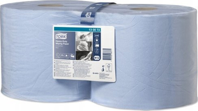 Крпа за чистење Tork 130072, QuickDry, 170m, сина