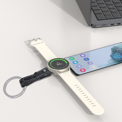 Karikues wireless 4smarts për Samsung Watch, USB C, i bardhë