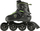 Patina inline Nils Extreme NA19088, madhësia 31-34, rrota PU 82A, e zezë jeshile