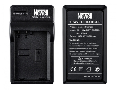 Karikues baterie Newell LP-E5 për Canon, 100-240V, me adapter makine, ngjyrë e zezë