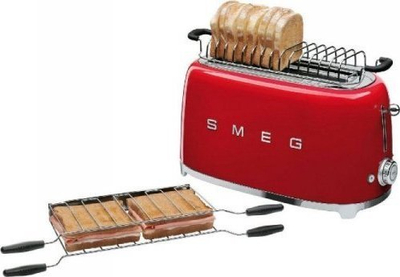 Aksesor ngrohës buke Smeg TSBW02, për tostierë 4 feta, çelik inox, argjendtë