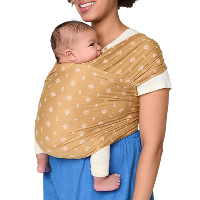 Marama mbajtëse bebe Ergobaby Aura, material Tencel Lyocell, për të porsalindur, ngjyrë camel