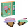 Puzzle ndërtimi Plus Plus Puzzle by Number Ice Cream Cones, 250 copa, 10 ngjyra, shumëngjyrësh