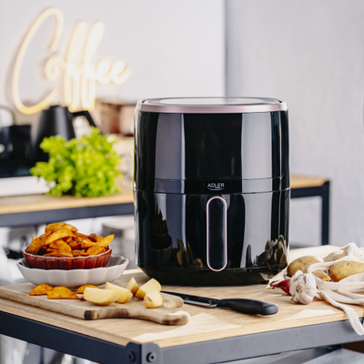 Fritezë ajri Adler AD 6322, 5L, 2000W, e zezë