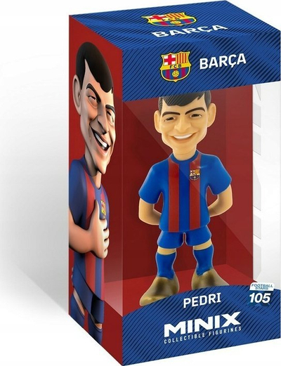 Figurinë koleksionuese Minix Pedri Barcelona, 12 cm, me shumë ngjyra