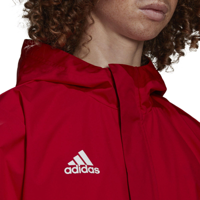 Xhaketë sportive Adidas Entrada 22 All Weather M HG6299, të papërshkueshme nga uji, për meshkuj, e kuqe