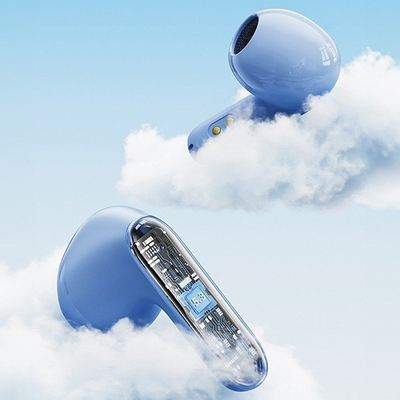 Kufje Awei T85, TWS Bluetooth 5.3, ENC, portokalli
