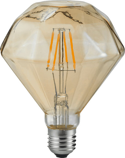Llambë LED Trio Lighting Diamond Filament, E27, 4W, qelibar
